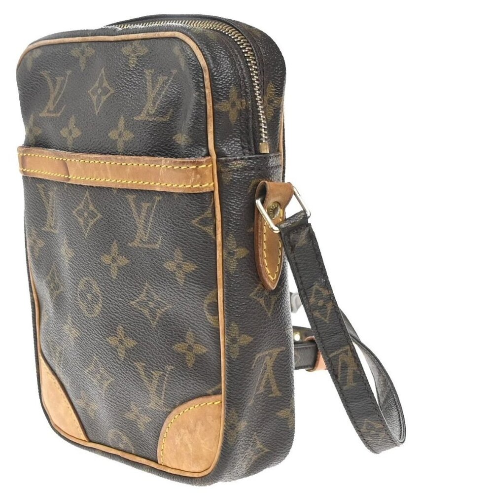 LOUIS VUITTON Danube Shoulder Bag Monogram Leather Brown France - Picture 2 of 15